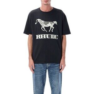 Rhude Dinero Graphic Cotton T-Shirt - NWT